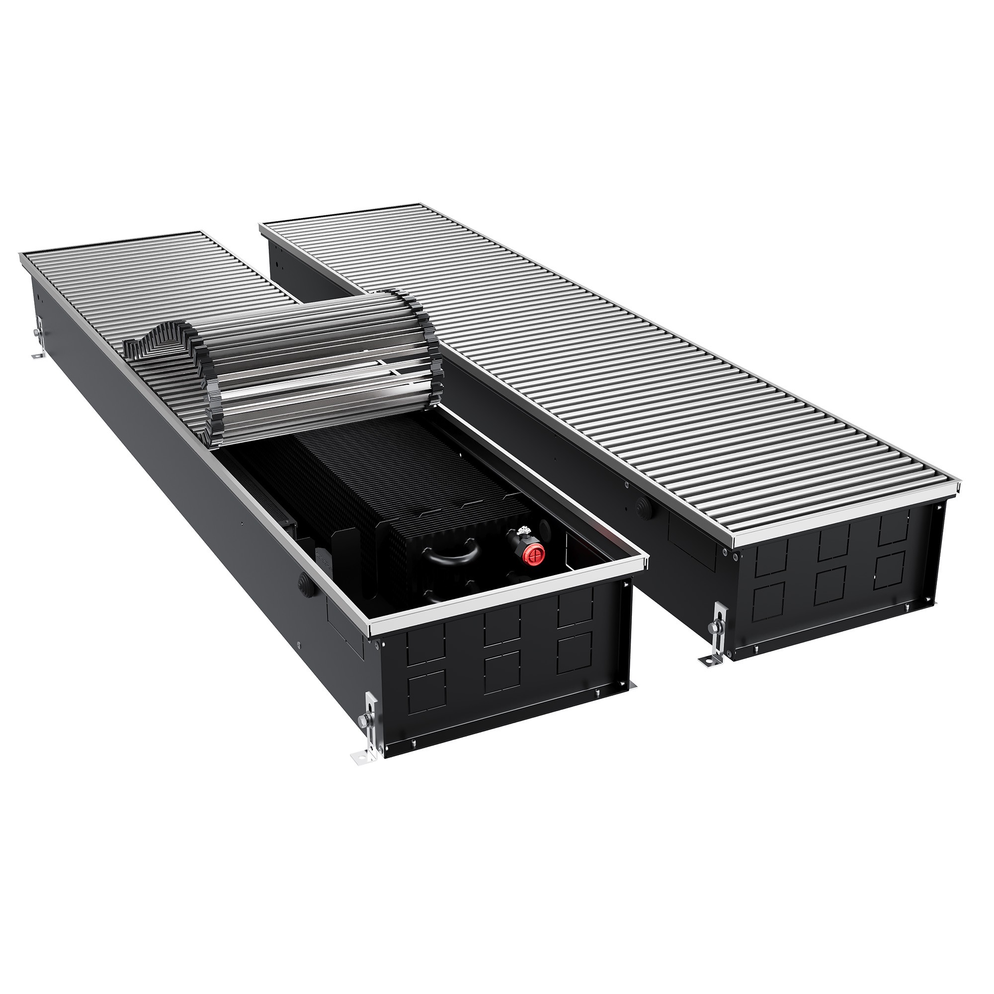 Конвектор внутрипольный Royal Thermo ATRIUM TURBO-150/300/2500-DG-U-NA