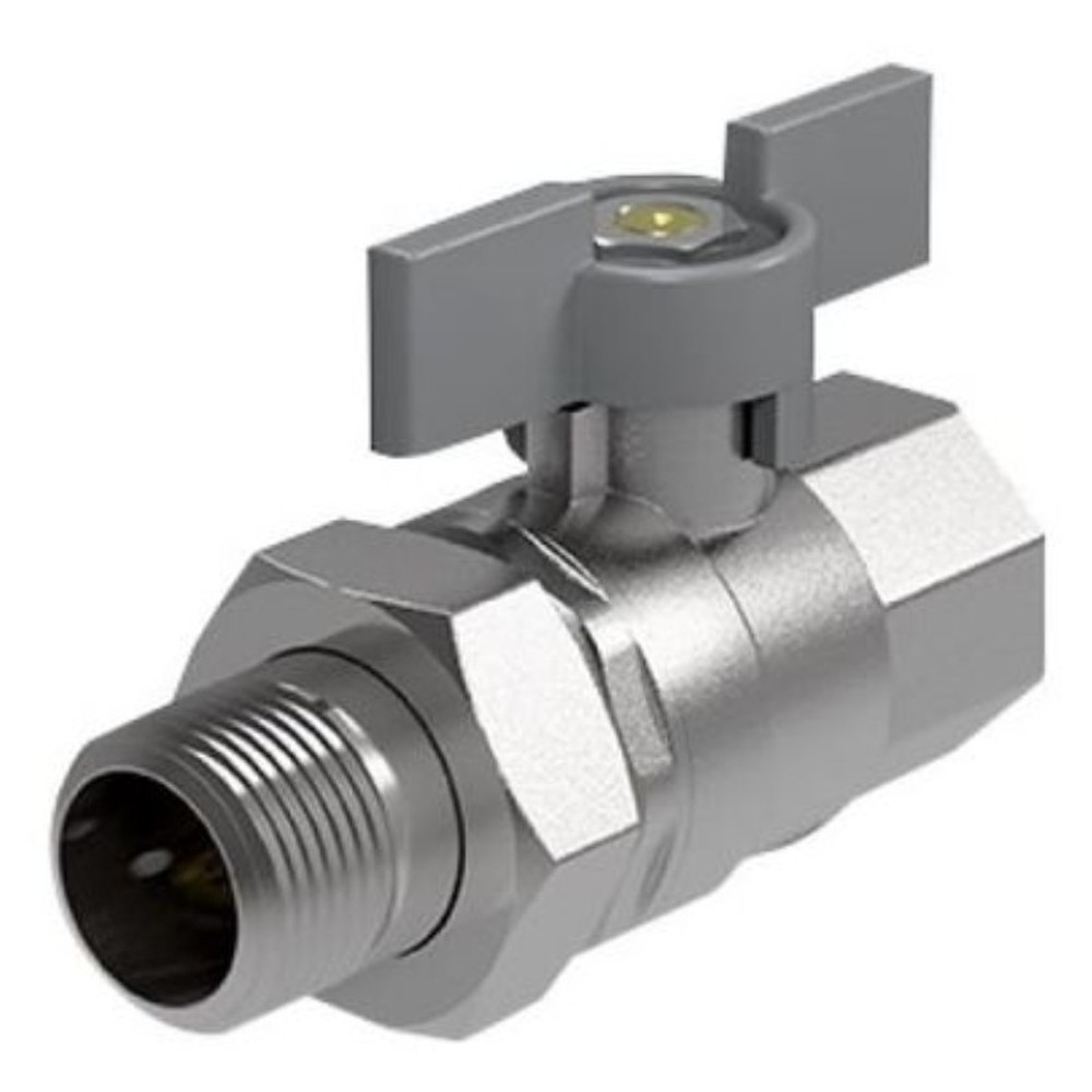 Кран шаровый Royal Thermo EXPERT 1", НГ, бабочка