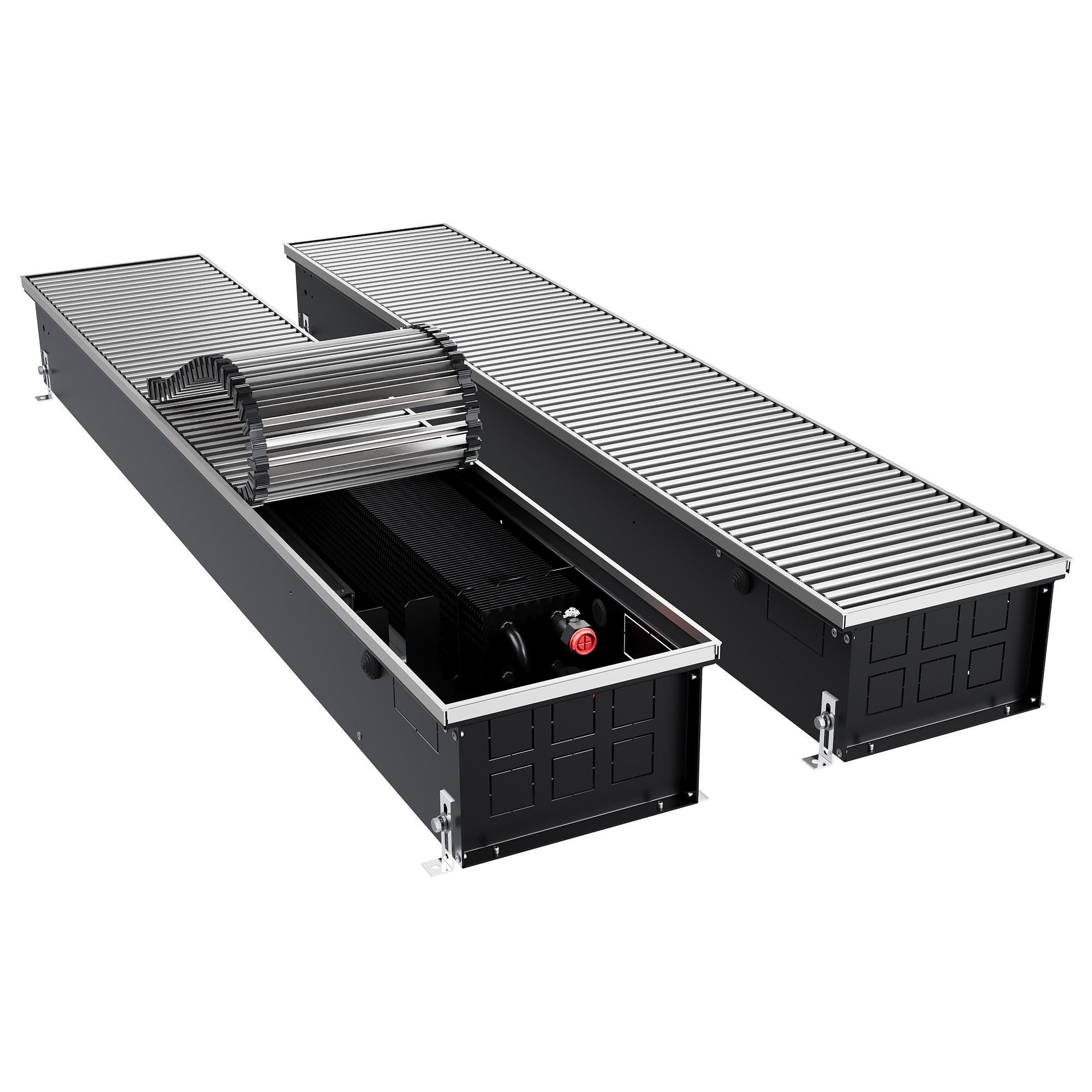 Конвектор внутрипольный Royal Thermo ATRIUM TURBO-150/250/1300-DG-U-NA