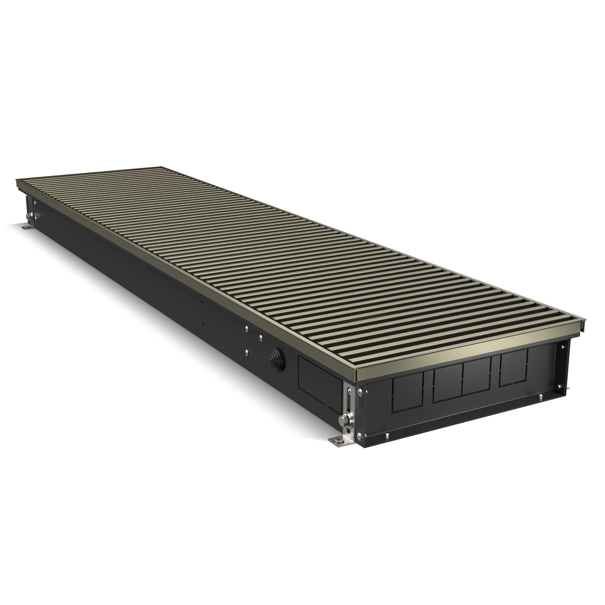 Конвектор внутрипольный Royal Thermo ATRIUM TURBO-90/300/2600-DG-U-DB