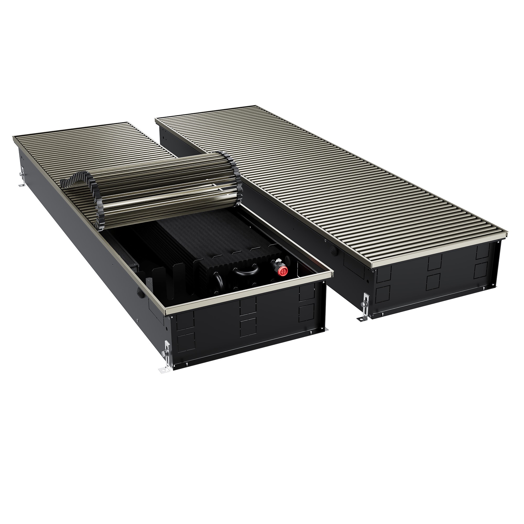 Конвектор внутрипольный Royal Thermo ATRIUM TURBO-150/400/1900-DG-U-LB