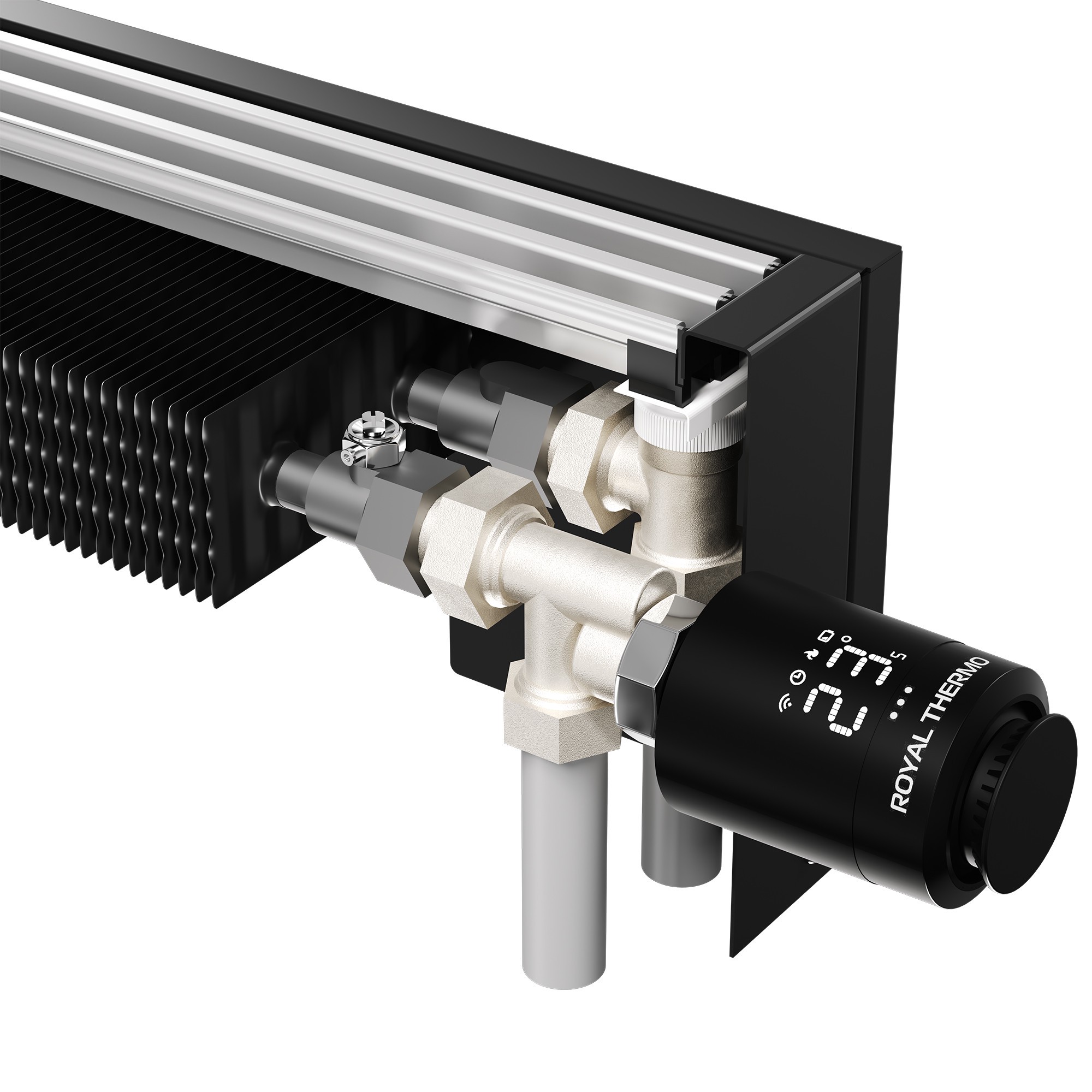 Конвектор напольный Royal Thermo STEP-130/130/900-2-N-SS-LG-NA