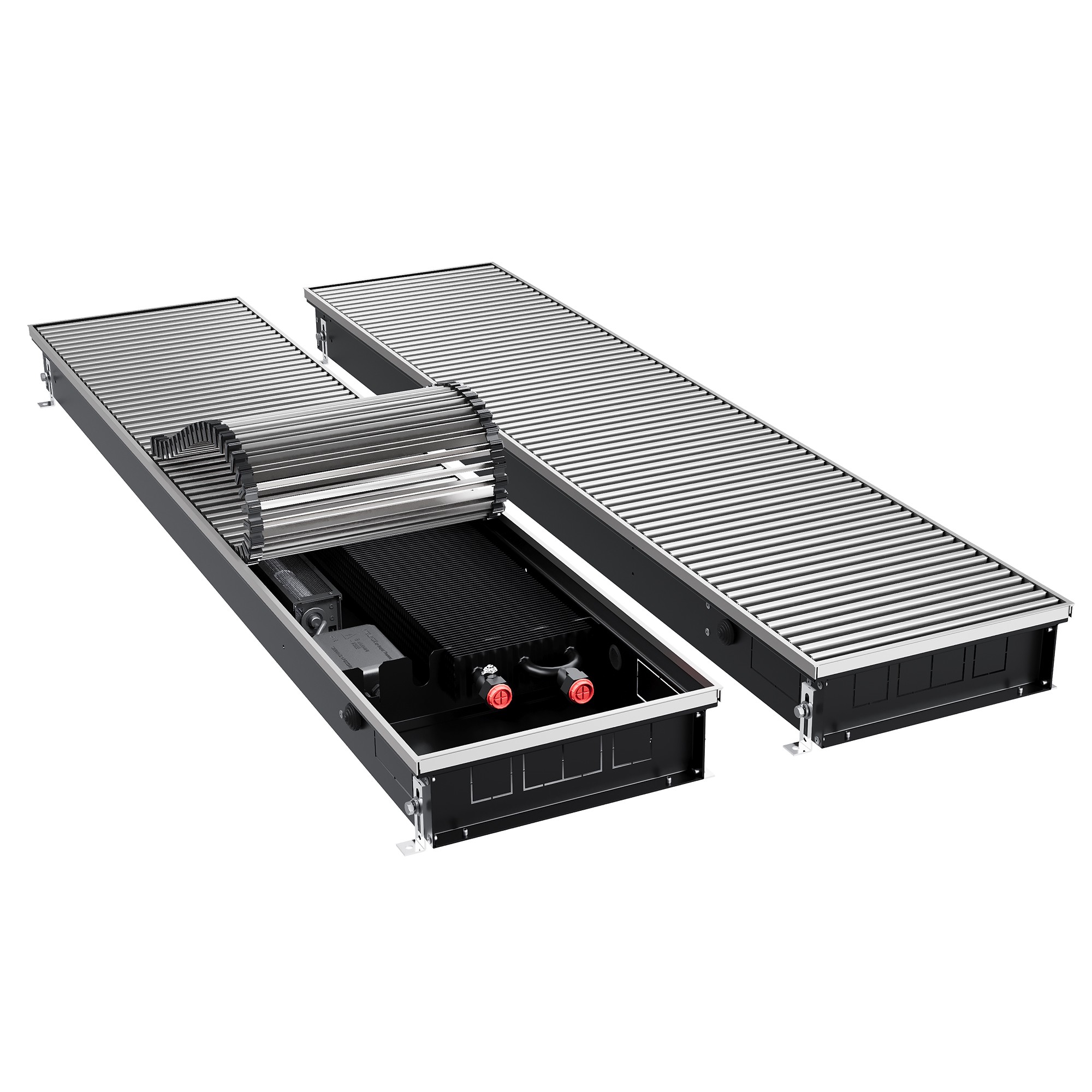 Конвектор внутрипольный Royal Thermo ATRIUM TURBO-90/300/1900-DG-U-NA