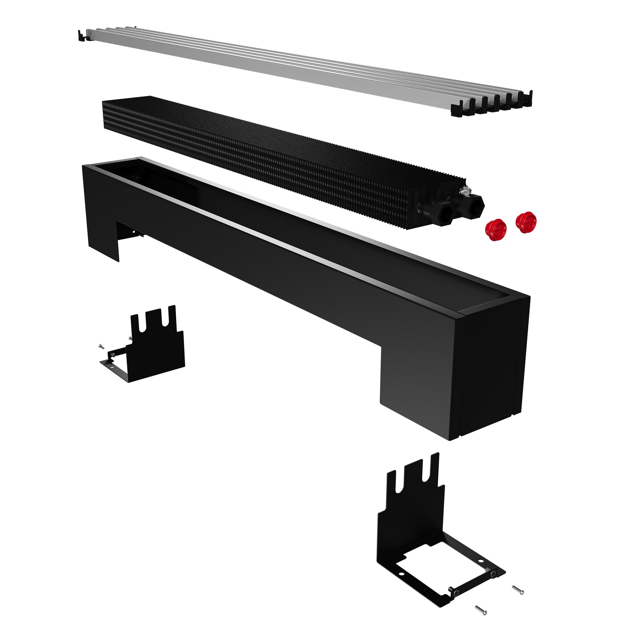 Конвектор напольный Royal Thermo STEP-130/130/900-2-N-SS-LG-NA