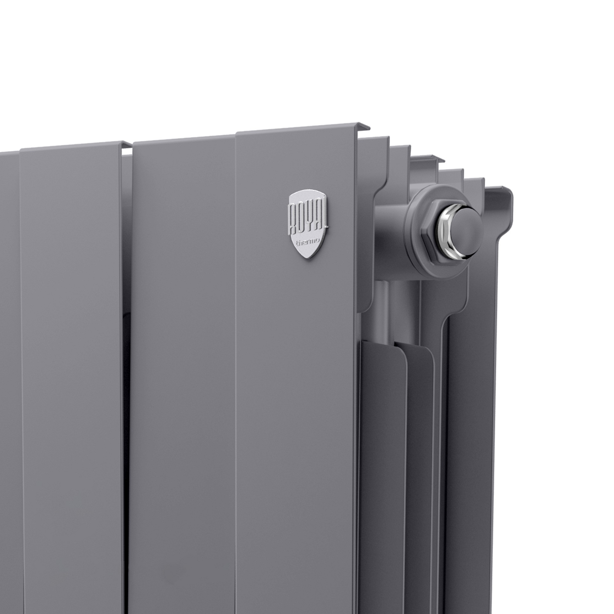 Радиатор биметаллический Royal Thermo PianoForte 200 Серебристый - 12 секц.