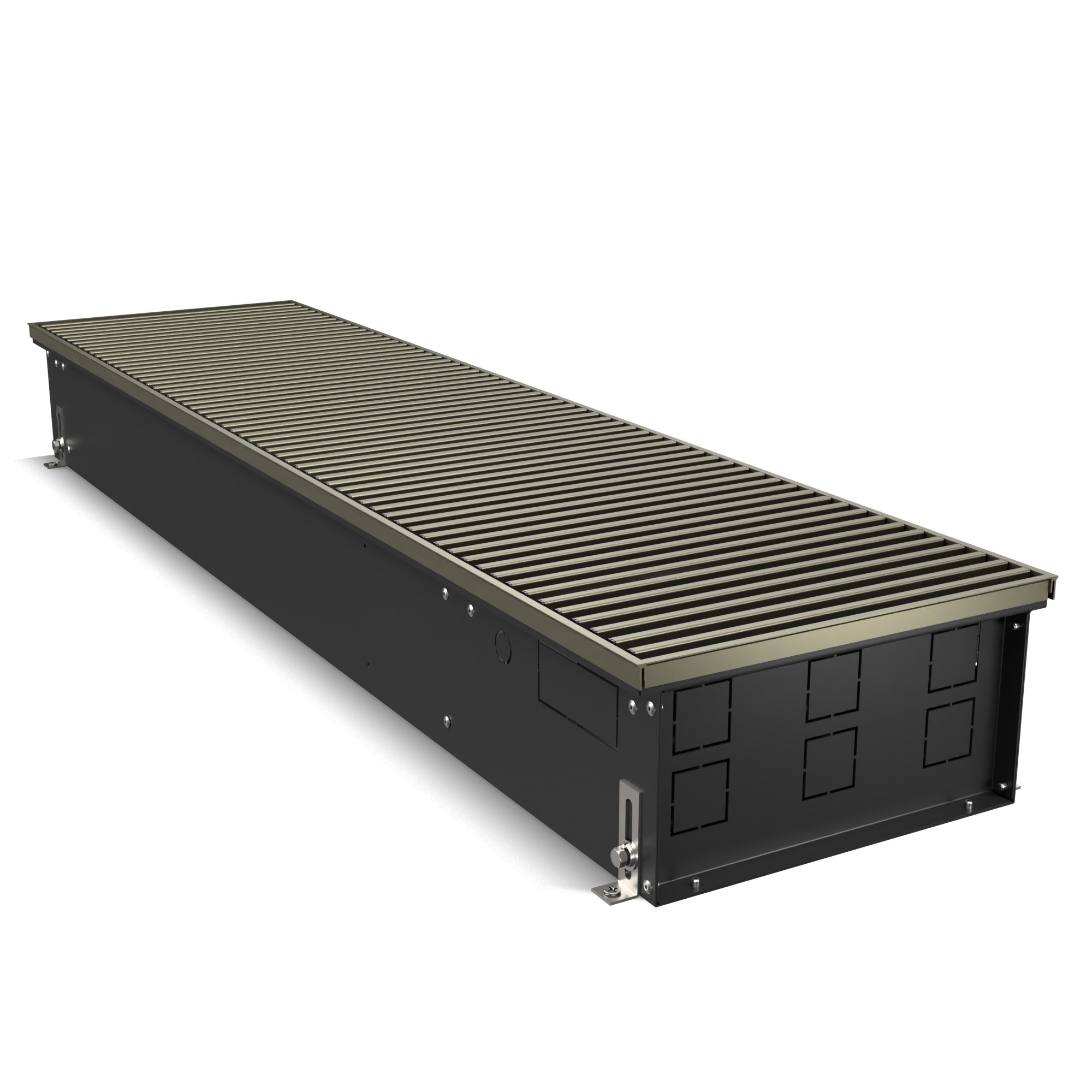 Конвектор внутрипольный Royal Thermo ATRIUM TURBO-150/300/2700-DG-U-DB