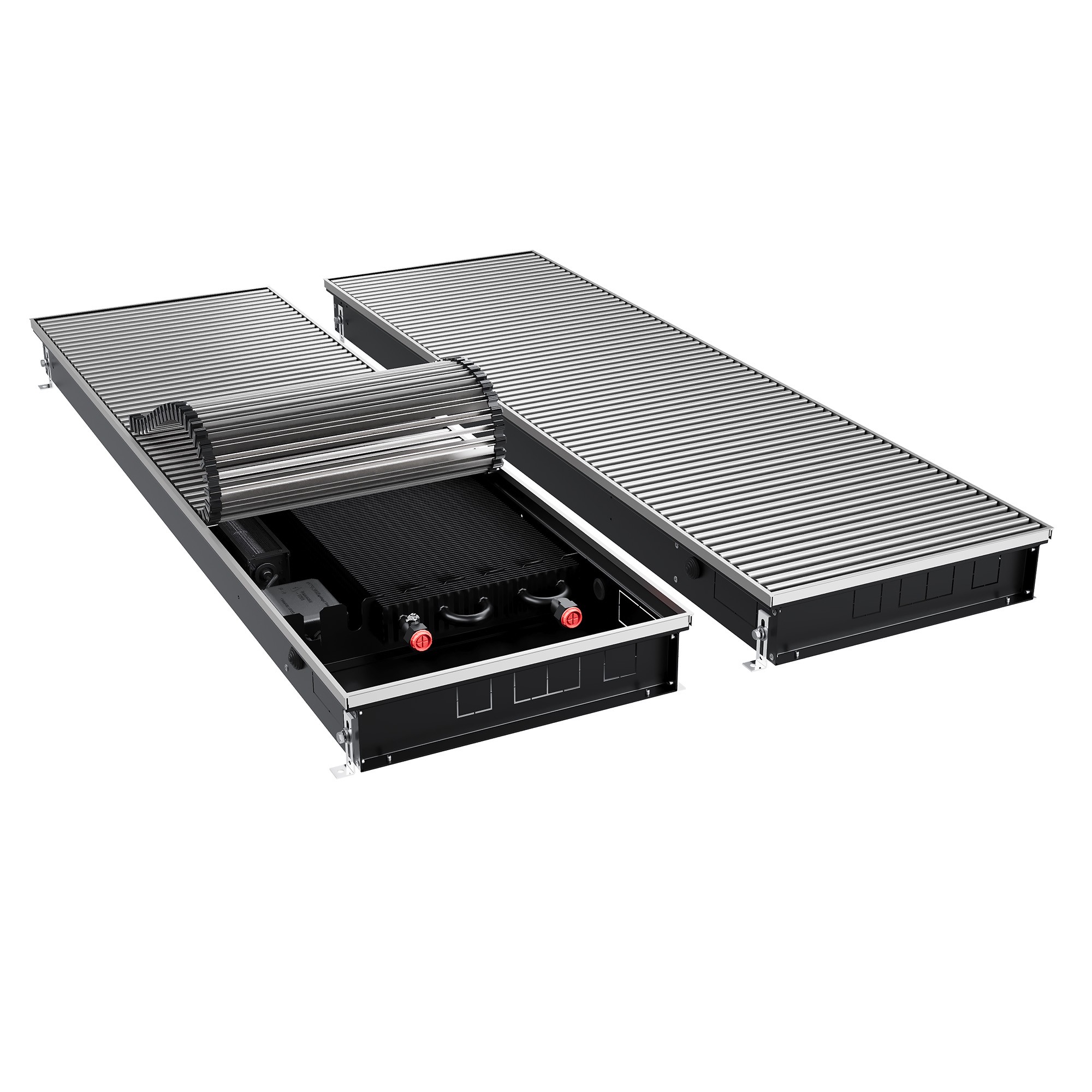 Конвектор внутрипольный Royal Thermo ATRIUM TURBO-90/400/2700-DG-U-NA