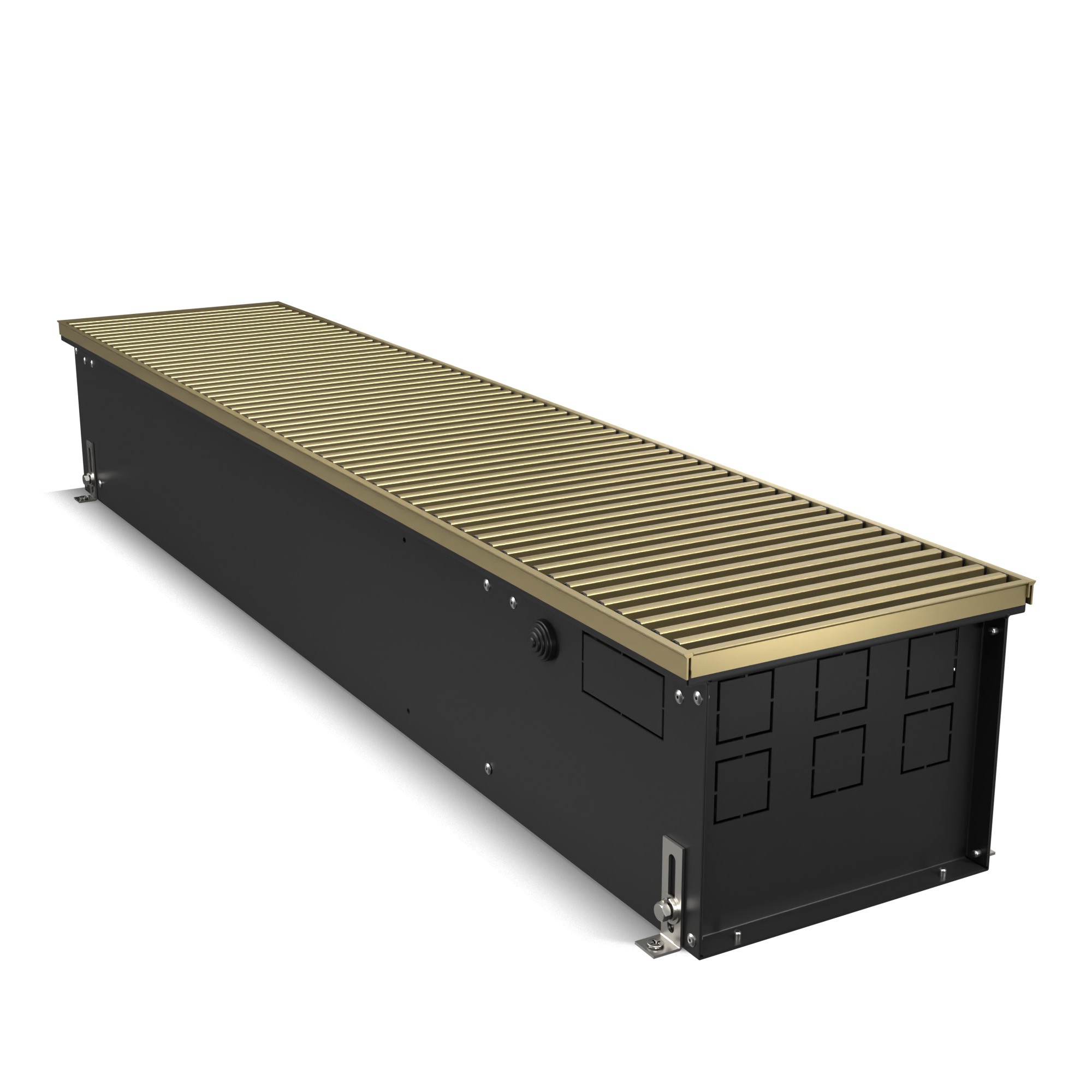 Конвектор внутрипольный Royal Thermo ATRIUM TURBO-190/250/2600-DG-U-AU