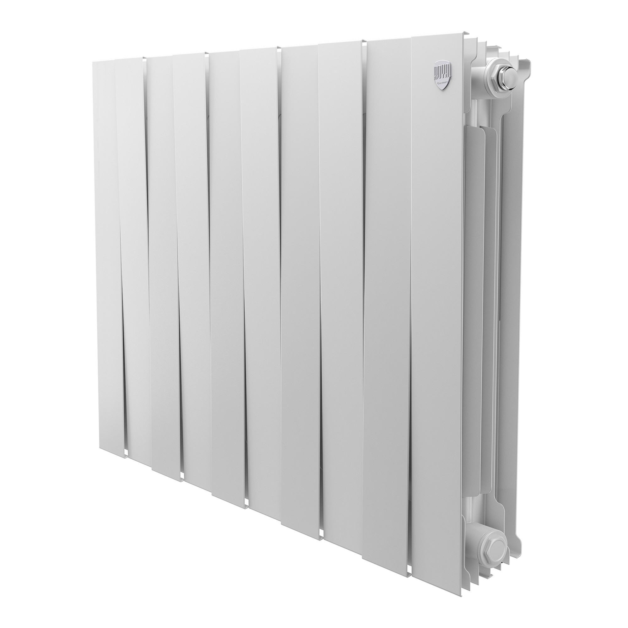 Радиатор биметаллический Royal Thermo PianoForte 500 Белый - 10 секц.