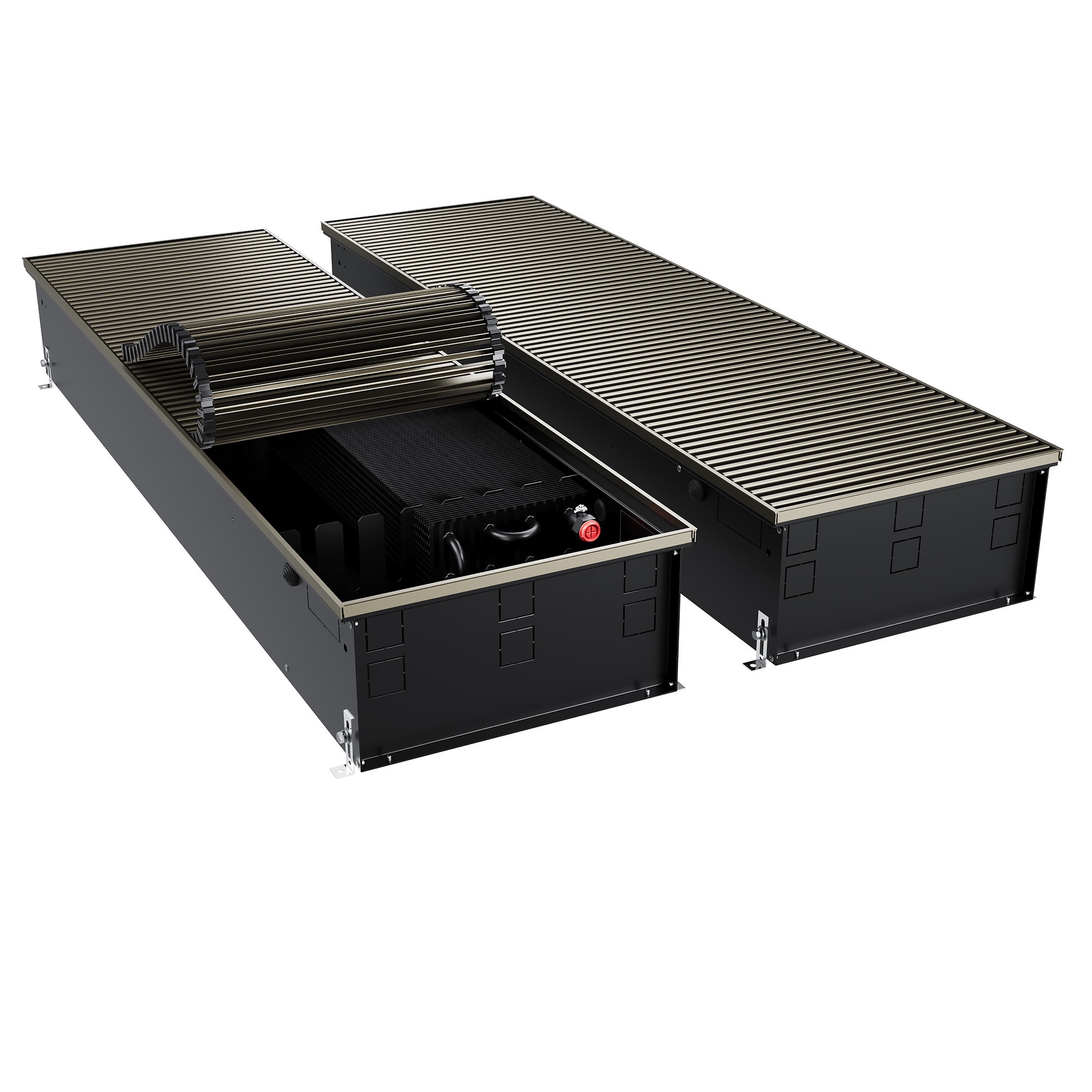 Конвектор внутрипольный Royal Thermo ATRIUM TURBO-190/400/800-DG-U-DB