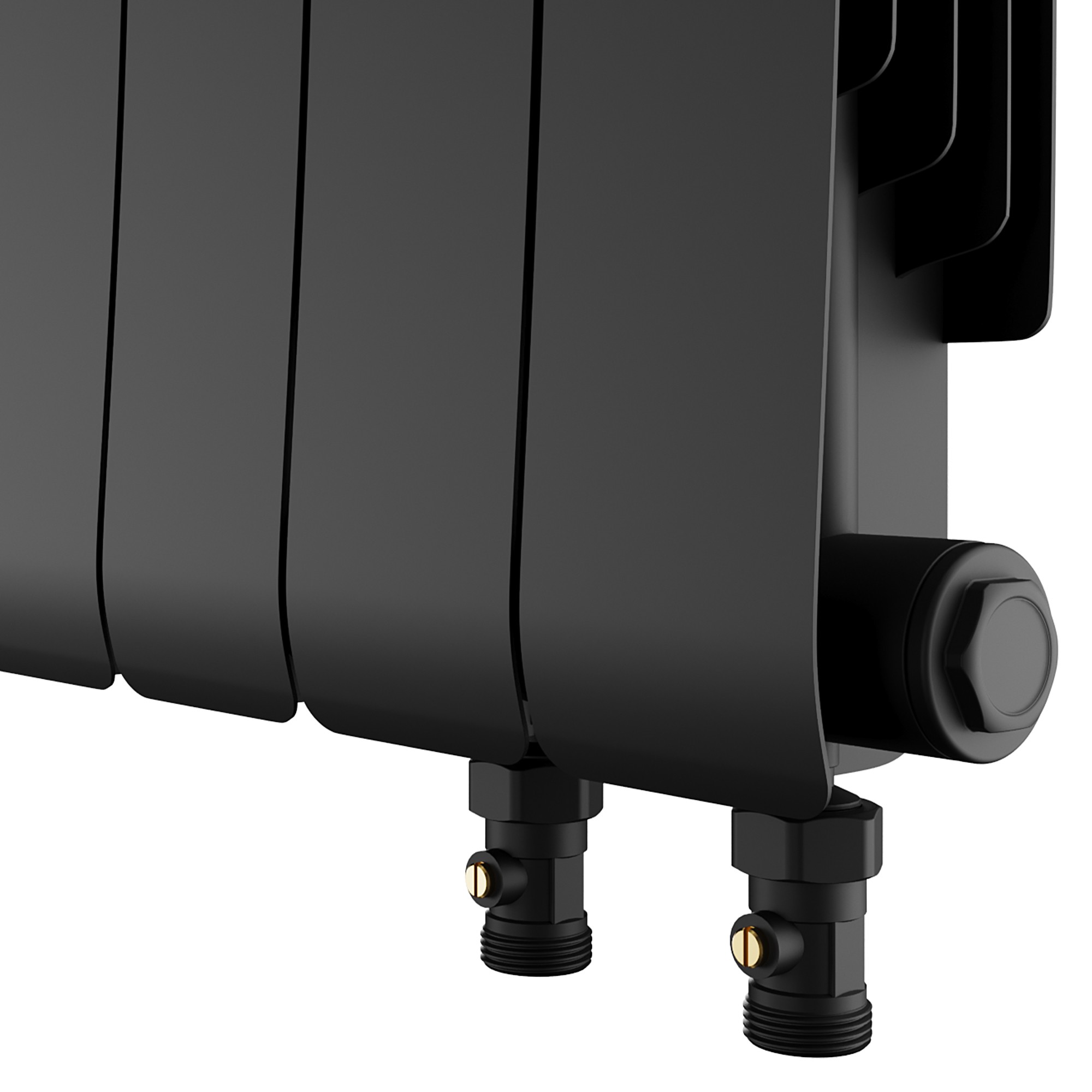 Радиатор биметаллический Royal Thermo Infinity 500 Noir Sable VR80 - 8 секц.