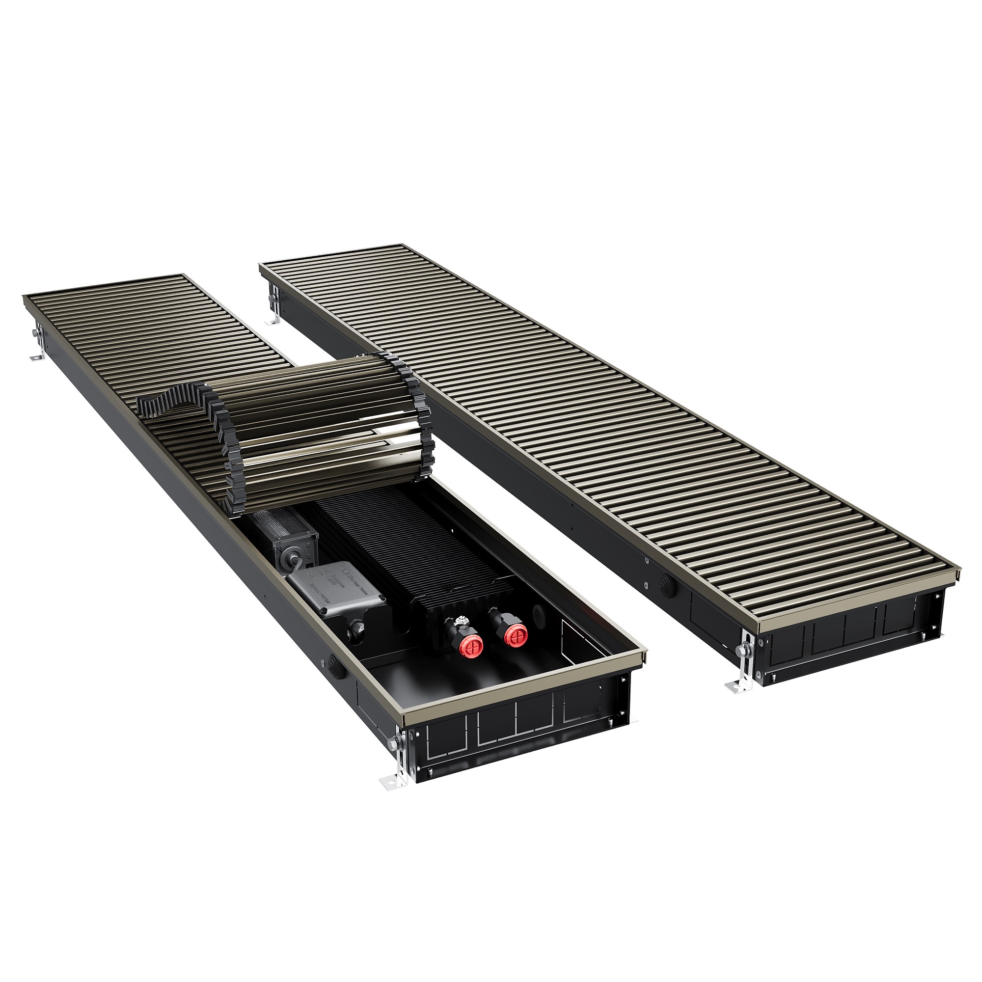 Конвектор внутрипольный Royal Thermo ATRIUM TURBO-80/250/1000-DG-U-DB
