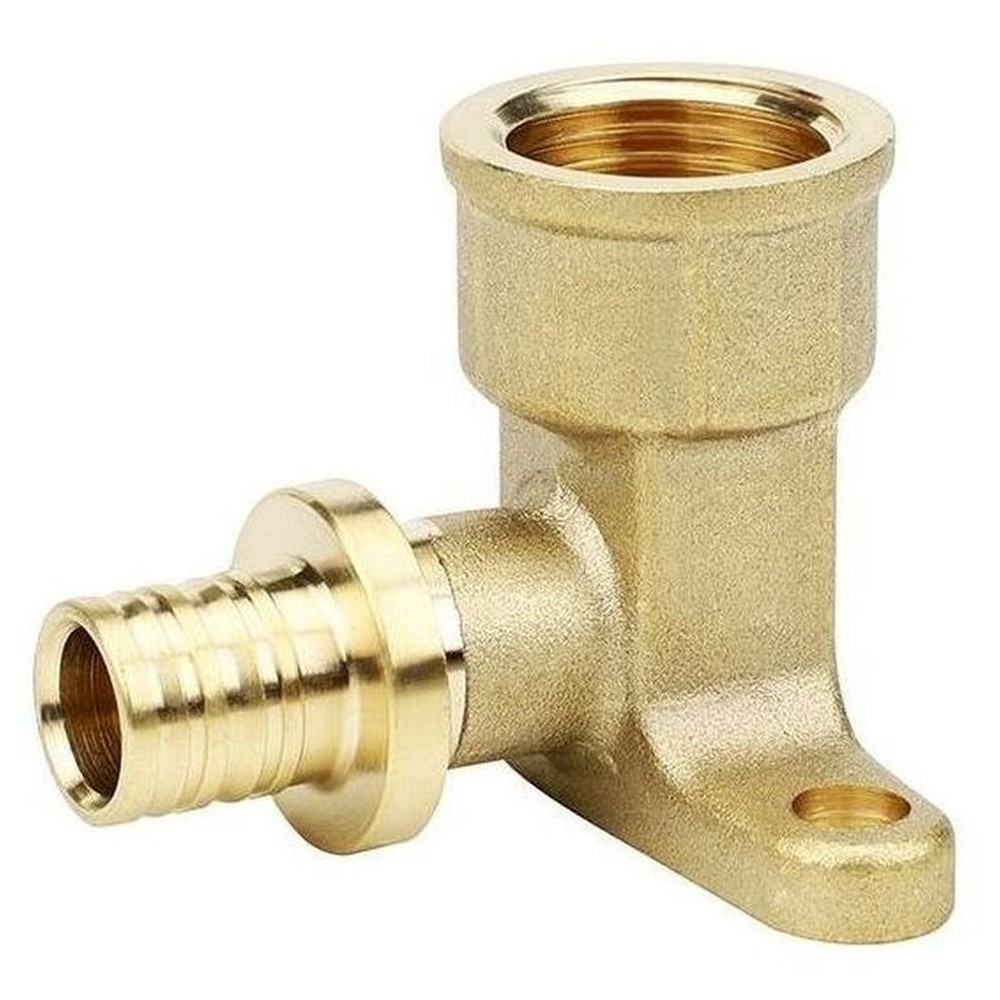 Угол VARMEGA Slide-fit настенный (водороз.) ВР, 20x3/4", Н-60мм, с креп., акс., латунь, VM51613