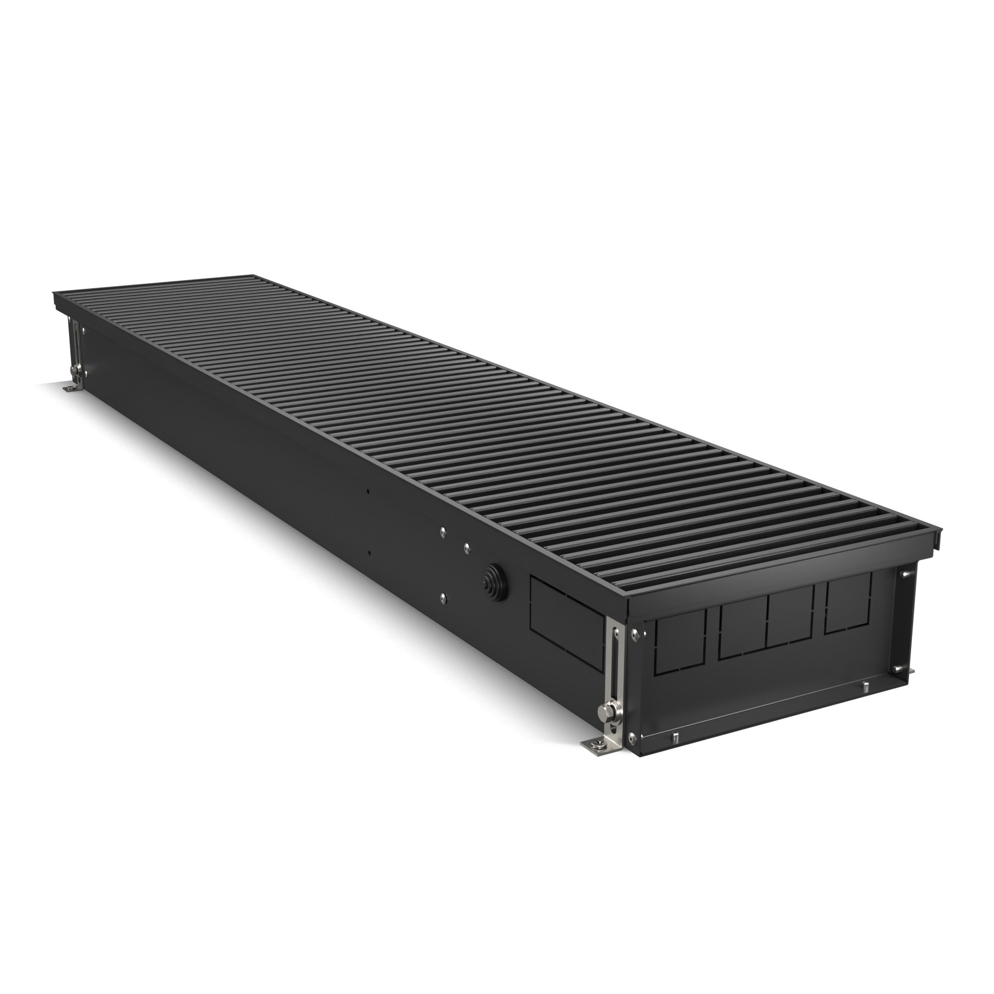 Конвектор внутрипольный Royal Thermo ATRIUM TURBO-110/250/1100-DG-U-BL