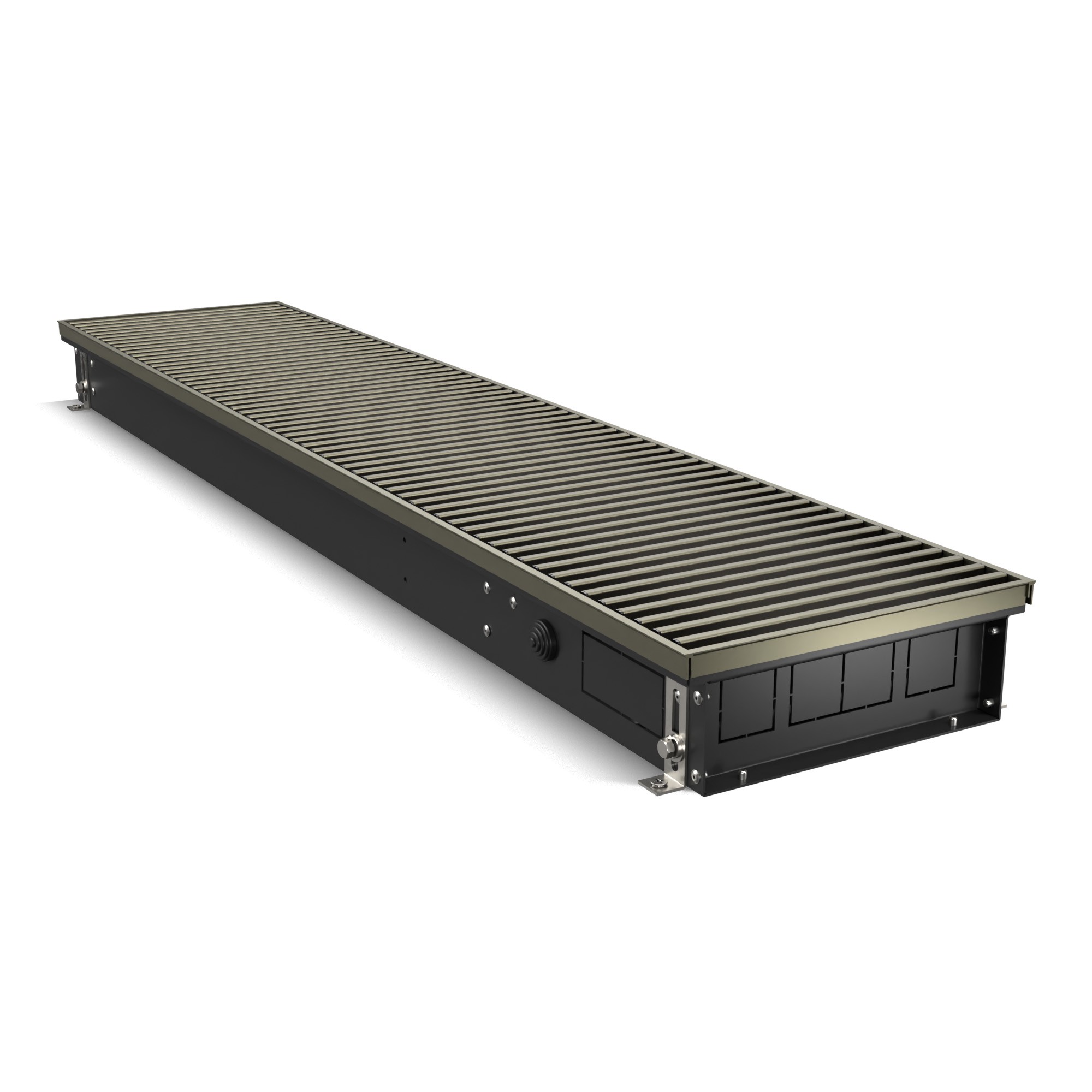 Конвектор внутрипольный Royal Thermo ATRIUM TURBO-90/250/2100-DG-U-DB