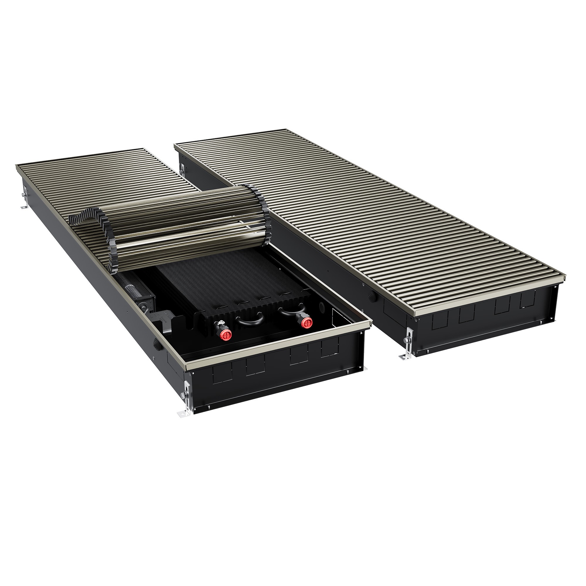 Конвектор внутрипольный Royal Thermo ATRIUM TURBO-110/400/800-DG-U-LB