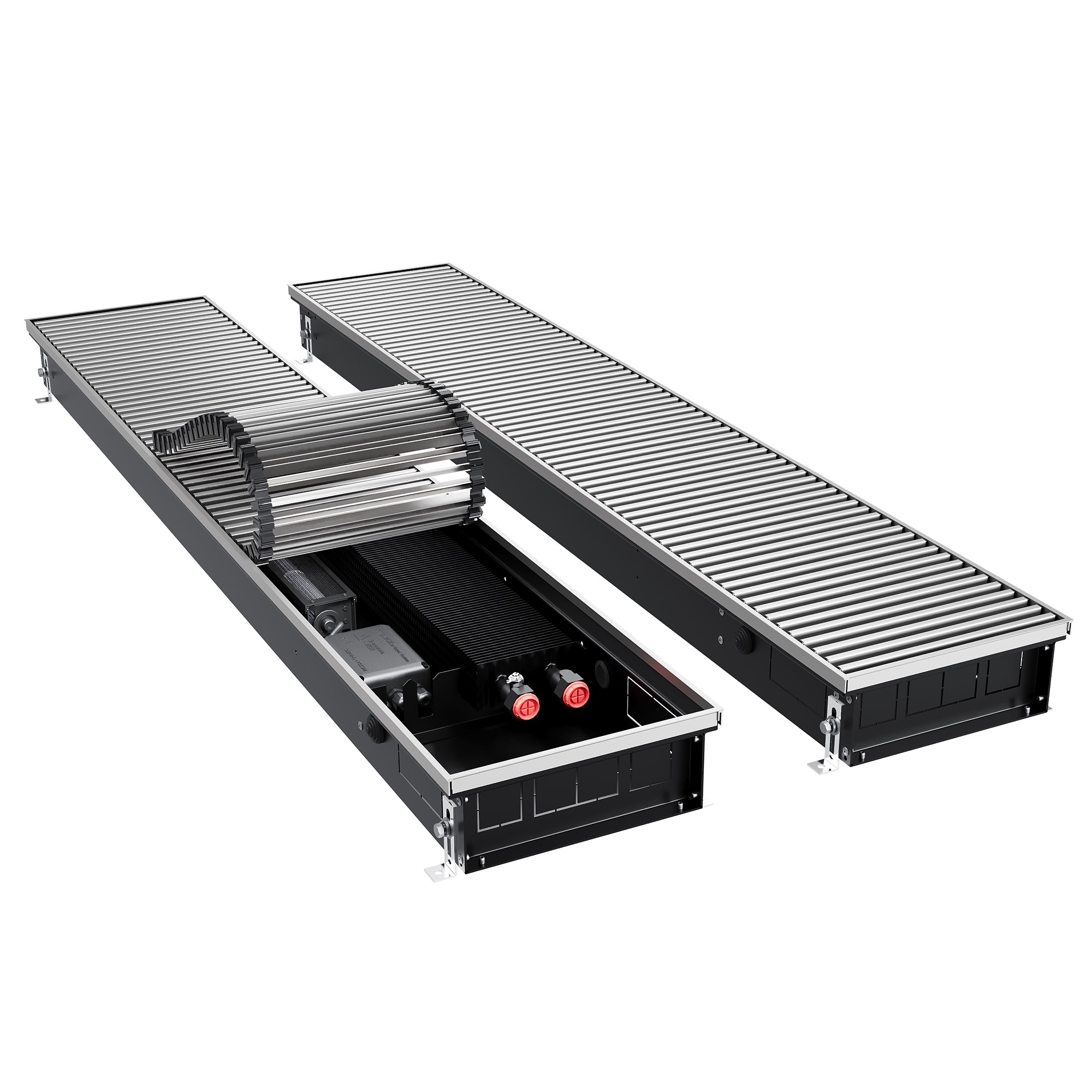 Конвектор внутрипольный Royal Thermo ATRIUM TURBO-90/250/2700-DG-U-NA
