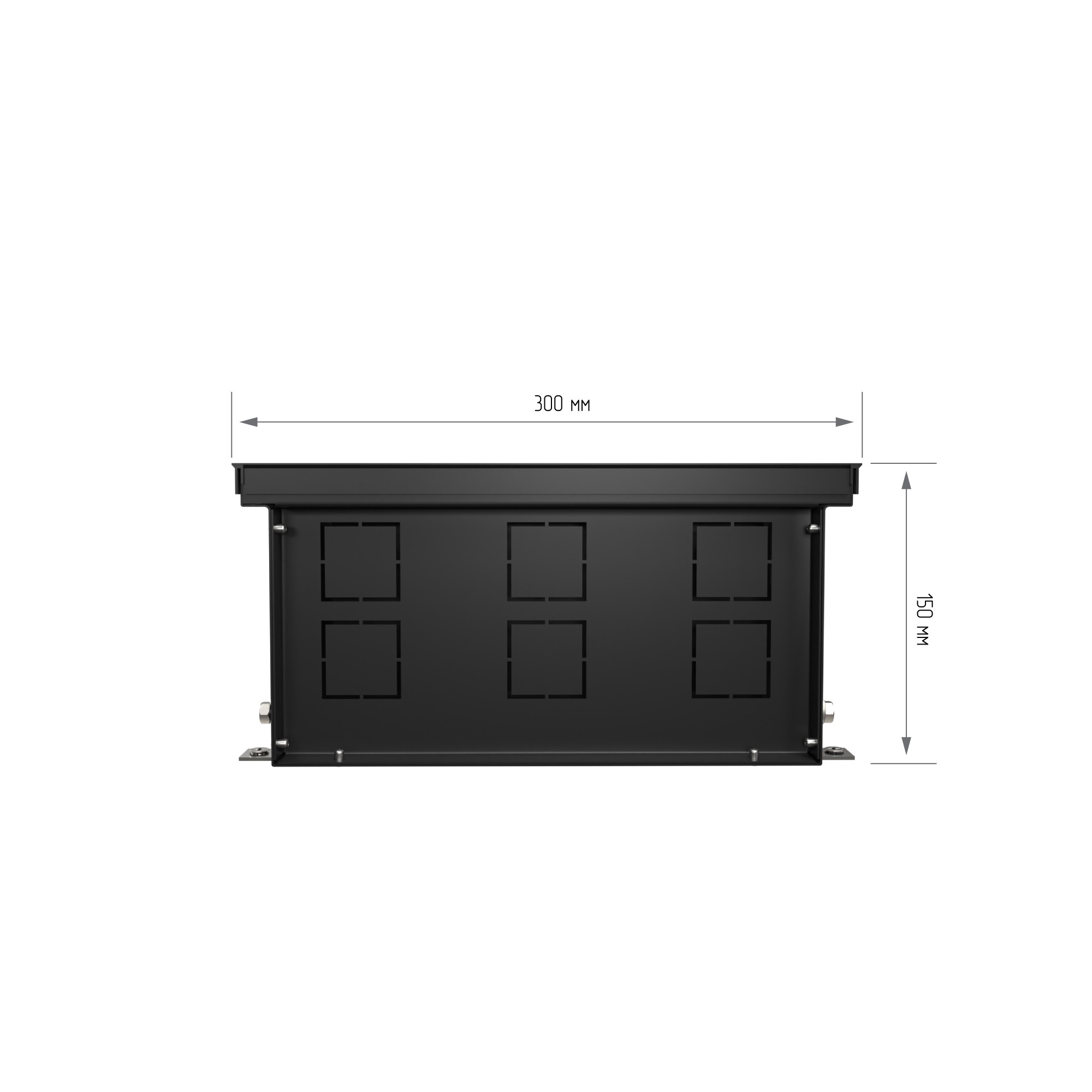 Конвектор внутрипольный Royal Thermo ATRIUM-150/300/2400-DG-U-NA