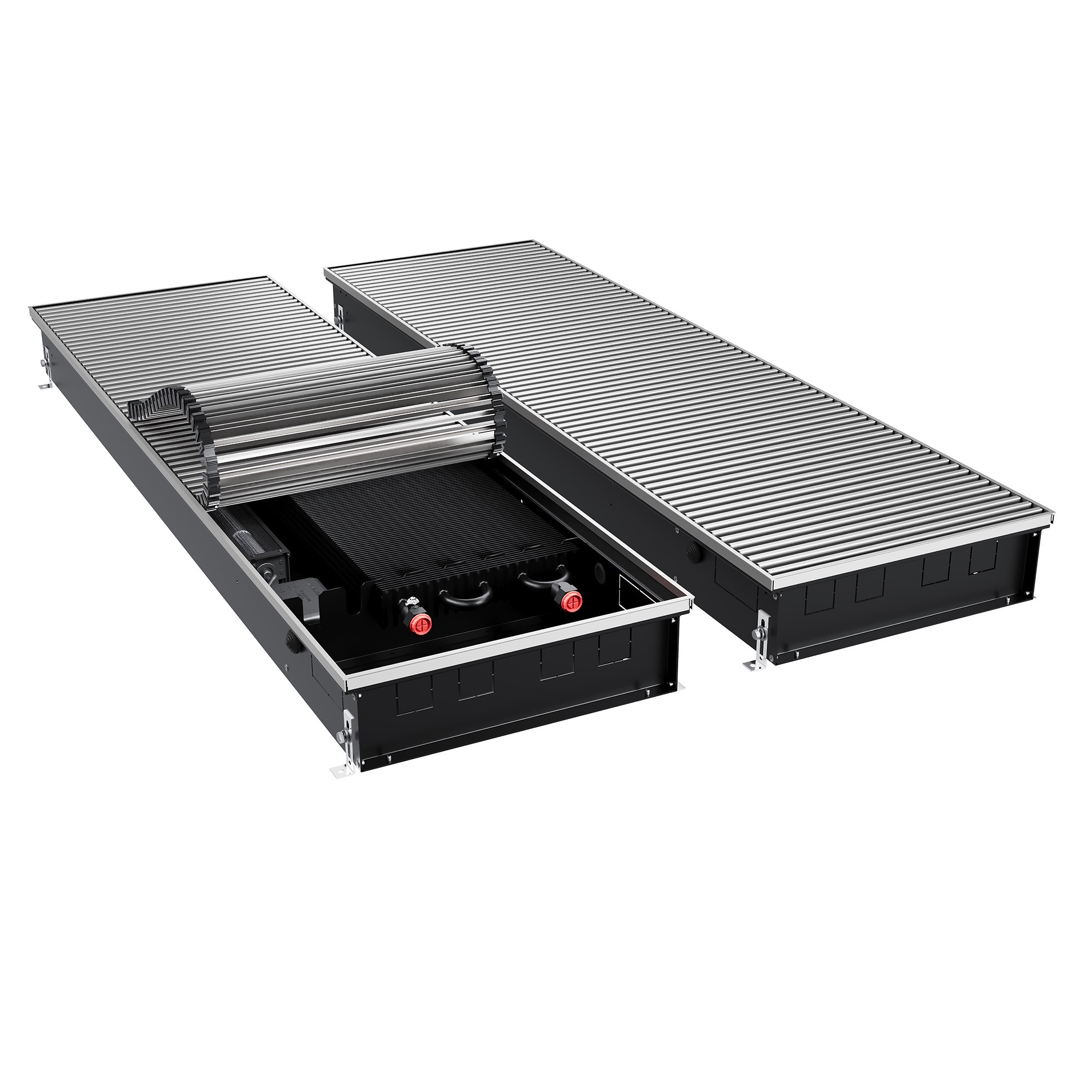 Конвектор внутрипольный Royal Thermo ATRIUM TURBO-110/400/1300-DG-U-NA